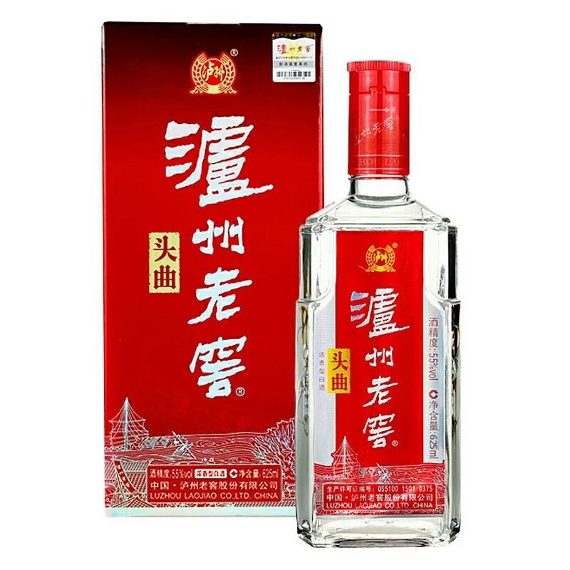 中国名酒泸州老窖头曲52度浓香型500mL白洒-